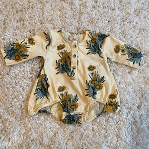 Kate Quinn Calendula Long Sleeve Henley Bubble | Organic Cotton | 0-3 months